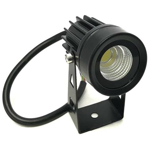 Faretto Led Cob 3.5 W Proiettore Da Giardino Staffa A Parete Luce Bianca - Foto 1