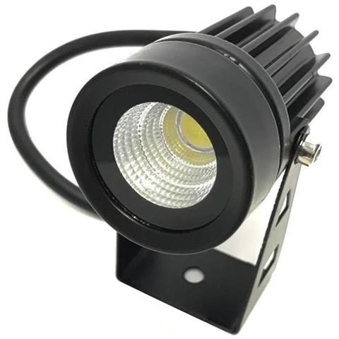 Faretto Led Cob 3.5 W Proiettore Da Giardino Staffa A Parete Luce Bianca - Foto 2