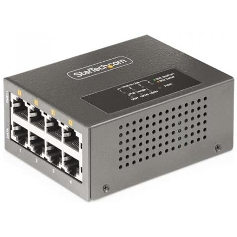 Iniettore Poe++ Multi-gigabit A 4 Porte, Ethernet 5/2.5g (nbase-t), Poe /poe+ /poe++ (802.3af / 802.3at / 802.3bt), Potenza Di Alimentazione 160 Watt, Montabile A Parete /su Guida Din, Non Gestito - Foto 1