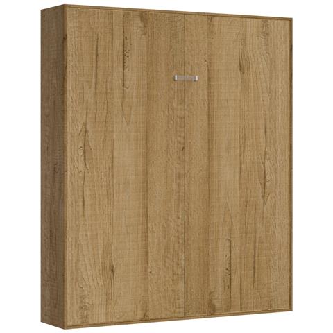 Letto Matrimoniale Kentaro Verticale A Scomparsa Quercia Natura - Foto 1