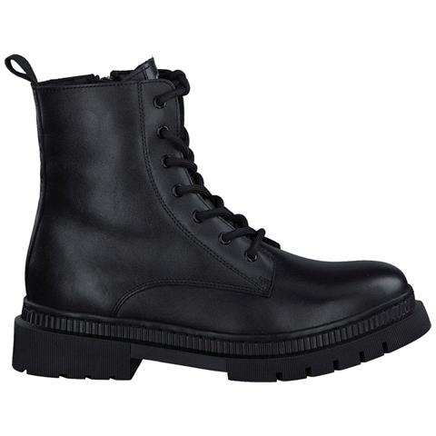 Black Casual Closed Booties Stivaletti Pelle Scarpe Donna Nero Eu 36, 1-26861-41 001 - Foto 2