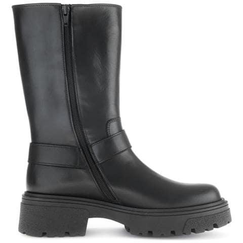 Black Casual Closed Booties Stivaletti Pelle Scarpe Donna Nero Eu 40, 51.762.27 - Foto 2