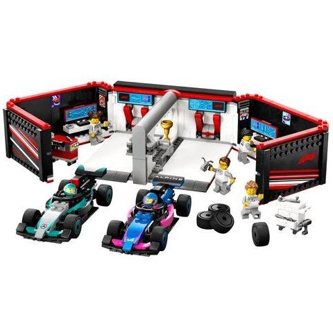 Garage Con Monoposto Mercedes-amg E Alpine F1 60444 City Formula1 - Foto 1