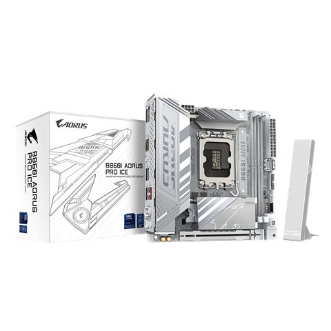 Scheda Madre Aorus Pro Ice WIFI Socket LGA 1851 Chipset Intel B860 - Foto 1