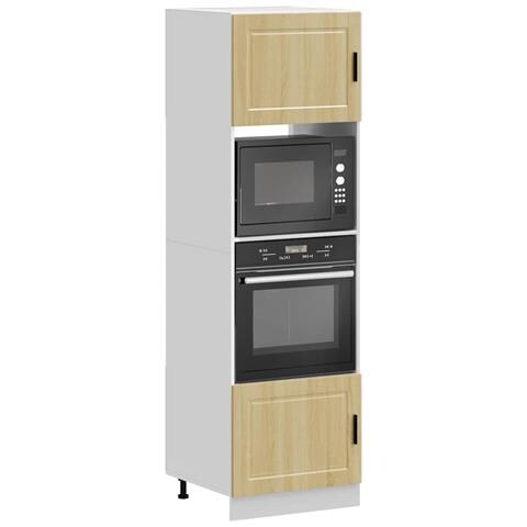 Armadi Forno 2 Pz Porto Rovere Sonoma In Legno Multistrato - Foto 1