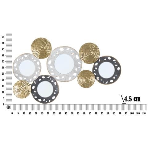 Decorazione In Metallo 3d Cerchi 20 - Multicolore - Metallo - 91x4,5x54,5 Cm - Foto 6