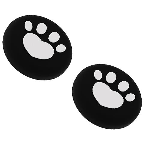 Compatibile Con Switch2 Heart Silicone Thumb Grips Caps Per Un Controllo Migliorato Black - Foto 1