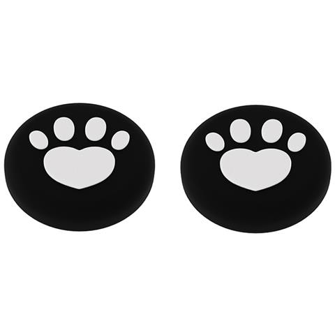 Compatibile Con Switch2 Heart Silicone Thumb Grips Caps Per Un Controllo Migliorato Black - Foto 2
