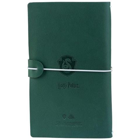 Taccuino Da Viaggio Casa Serpeverde 12x19.6cm Con Fascia Elastica, Verde - Foto 2