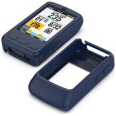 Custodia Protettiva In Silicone Per Wahoo Elemnt Roam V3 / Roam3: Protezione E Stile Blue - Foto 6