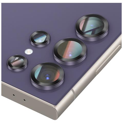 Vetro Temperato Per Fotocamera Per Galaxy S24 Ultra Antiriflesso Lente Quintupla, Viola - Foto 5
