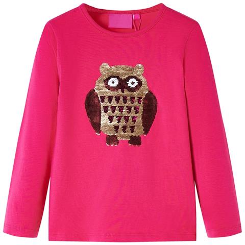 Maglietta da Bambina a Maniche Lunghe Fucsia 92 - Foto 1