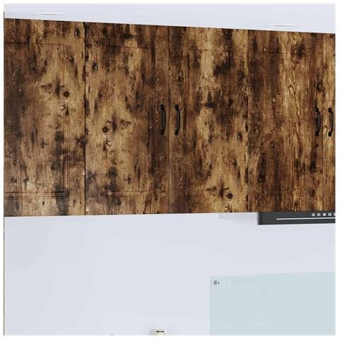 Pensile cucina Rovere fumé 80 x 31 x 80 cm Legno multistrato - Foto 2