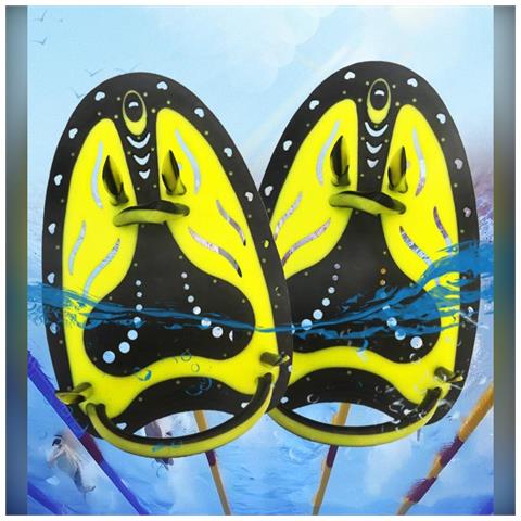 Palette Da Nuoto Per Allenamento - Migliora Tecnica E Velocità Yellow - Foto 2