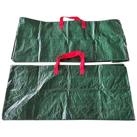Sacchetto Porta Albero Di Natale - Materiale Pe, Varie Opzioni Di Colore, Protegge Gli Articoli Per Le Feste Dalla Polvere Green Grande - Foto 7