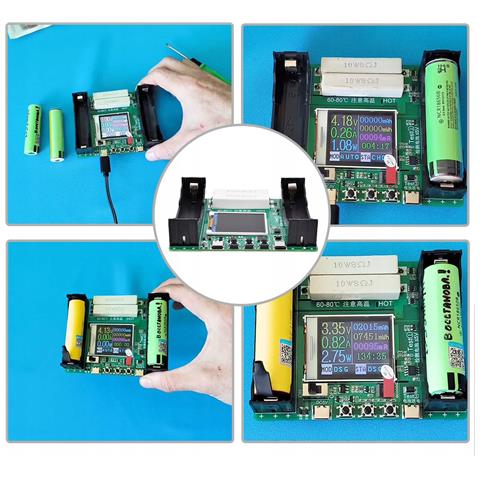 Tester Lcd Capacità E Resistenza Per Batterie 18650 Usb-c - Misurazione Precisa, 3 Modalità, Compatibile Con Powerbank | Dimensioni 109x85x30 Mm - Foto 7