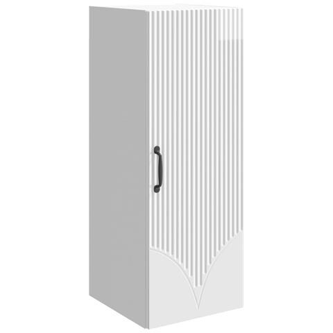 Mobiletto a muro Bianco Lucido 33 x 34,5 x 90 cm - Foto 1