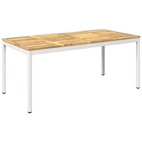 Tavolo da cena da giardino Bianco 180 x 88,5 x 75 cm - Foto 1