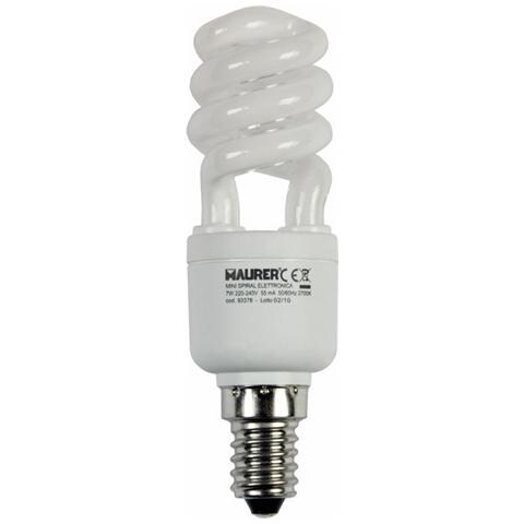 Lampadina Lampada Risparmio Energetico Minispirale E27 11W Luce Calda - Foto 1