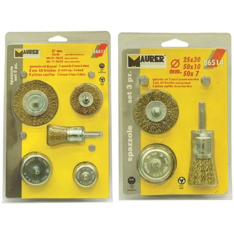 Spazzole a Tazza per Trapano in Set 5 Pezzi - Foto 2