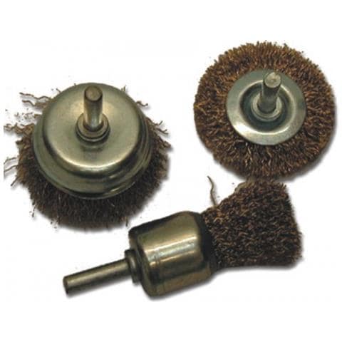 Spazzole a Tazza per Trapano in Set 5 Pezzi - Foto 3