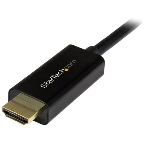Cavo convertitore adattatore DisplayPort a HDMI con cavo integrato - DP a HDMI da 1m - 4K - Foto 2
