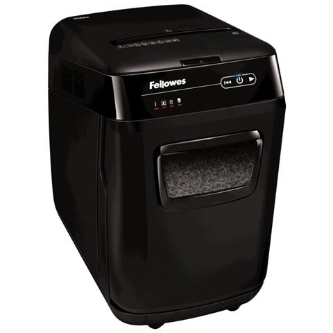 Distruggidocumenti Automatico a Microframmenti Automax 200M con Cestino da 32L Capacità di taglio 200 fogli Colore Nero - Foto 7