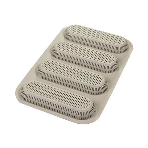 Mini Baguette Bread - Stampo In Silicone N. 4 Baguette 170x55 H20 Mm - Foto 1