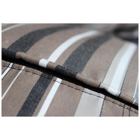 Mars - Divano Da Giardino Circolare Completo Di Cuscino Intreccio In Rattan Sintetico - Foto 2