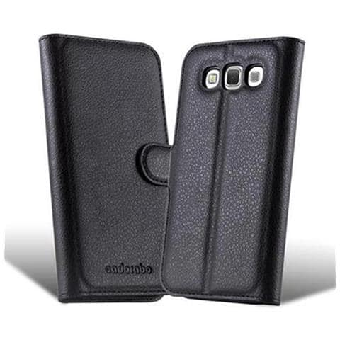 Custodia Compatibile Con Samsung Galaxy Win In Nero Carbone - Coperchio Protettiva Con Chiusura Magnetica, Funzione Stand E Tasca Per Le Carte - Foto 13