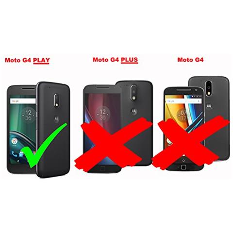 Custodia Compatibile Con Motorola Moto G4 Play In Grigio Metallico - Coperchio Protettivo In Silicone Tpu Flessibile - Foto 2