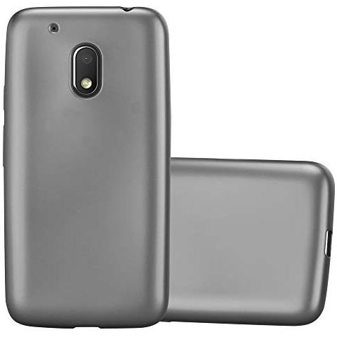 Custodia Compatibile Con Motorola Moto G4 Play In Grigio Metallico - Coperchio Protettivo In Silicone Tpu Flessibile - Foto 1