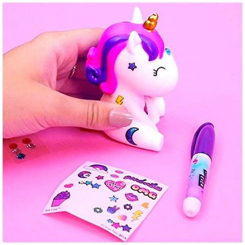 4 Ever Style Mini Unicorno Lama Paresso Fenicottero Rosa Da Personalizzare Fai Da Te Deco X 4 Personaggi Ofg177 - Foto 2