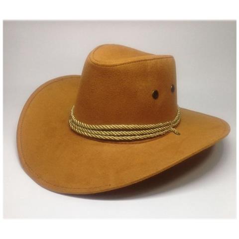 SLOWMOOSE - Nuovo Cappello Da Sole Cowgirl Cappello Da Cowboy In Ecopelle Da  Uomo E Da Donna [ cappello Da Cowboy Giallo] - ePRICE