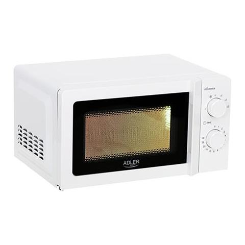 Forno A Microonde Ad 6205 Libera Installazione, 700 W, Bianco, 5, Sbrinamento, 20 L - Foto 1
