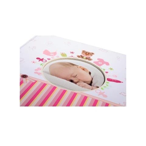 Moni, 22,5 cm, 22,5 cm, Rosa, Bianco - Foto 1