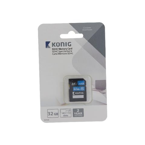 32GB SDHC, SDHC, Nero, Blu, UHS-I, Class 10, Blister - Foto 1