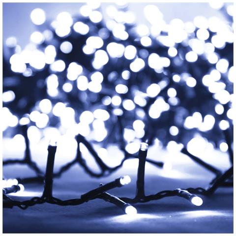 Stringa Led Compatta Con 1000 Luci Led Bianco Freddo 10 M Pvc - Foto 6