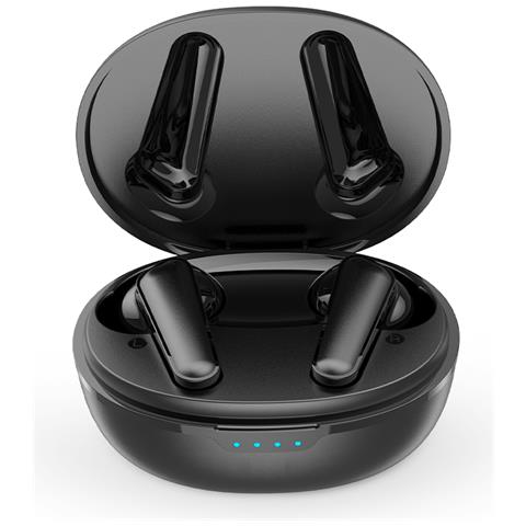 Auricolari Wireless Bluetooth TWS158 con Custodia di Ricarica Funzioni ENC /ANC Autonomia fino a 7 ore Colore Nero - Foto 1