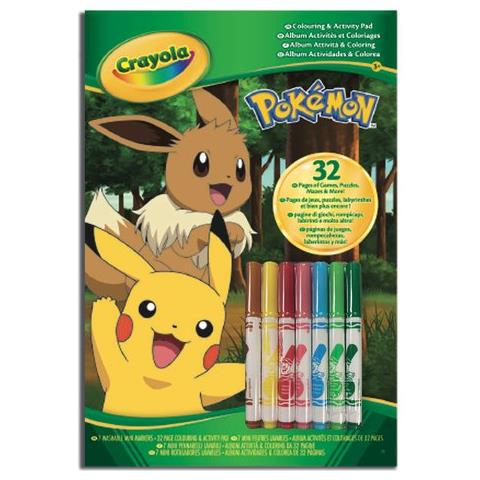 Gioco Creativo Crayola 04 2746 Pokemon Album Attivit & Coloring - Foto 1
