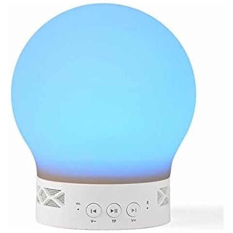 Lampada Smart Luce Led Multicolore Speaker Bluetooth Musica Stereo App Tf - Foto 3