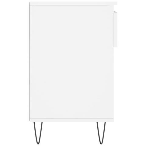 Scarpiera Bianca 102x36x60 Cm In Legno Multistrato - Foto 10