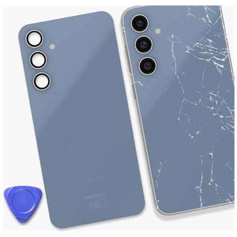 Vetro Posteriore Galaxy S23 Fe Lente Fotocamera Originale, Azzurro - Foto 2