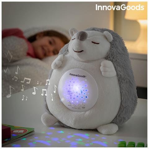 Riccio Di Peluche Con Rumore Bianco E Proiettore Antibuio Spikey - Foto 1