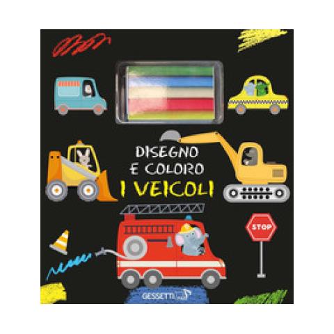 Disegno E Coloro I Veicoli. Ediz. A Colori. Con Gessetti - Foto 1