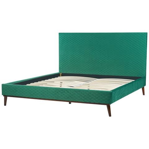 Letto Velluto Bayonne 180 X 200 Cm Verde - Foto 8