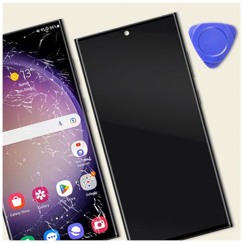 Blocco Completo Per Galaxy S23 Ultra Schermo Lcd + Vetro Touch E Frame - Foto 2