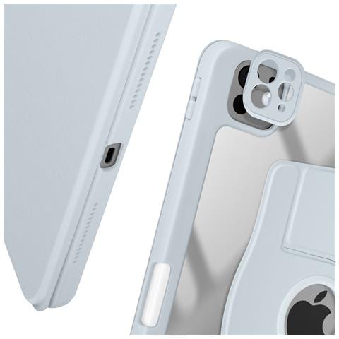 Custodia Per Ipad Pro 11 2024 / M5 2025 A Copertina Supporto Rotante Con Proteggifotocamera - Foto 5