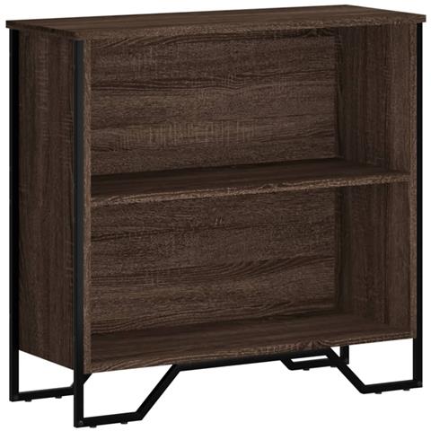 Libreria Rovere Marrone 80x31x74,5 Cm In Legno Multistrato - Foto 2