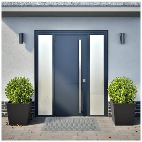 Fioriere da Giardino 2 pz Nere 50x50x50 cm in Acciaio - Foto 2